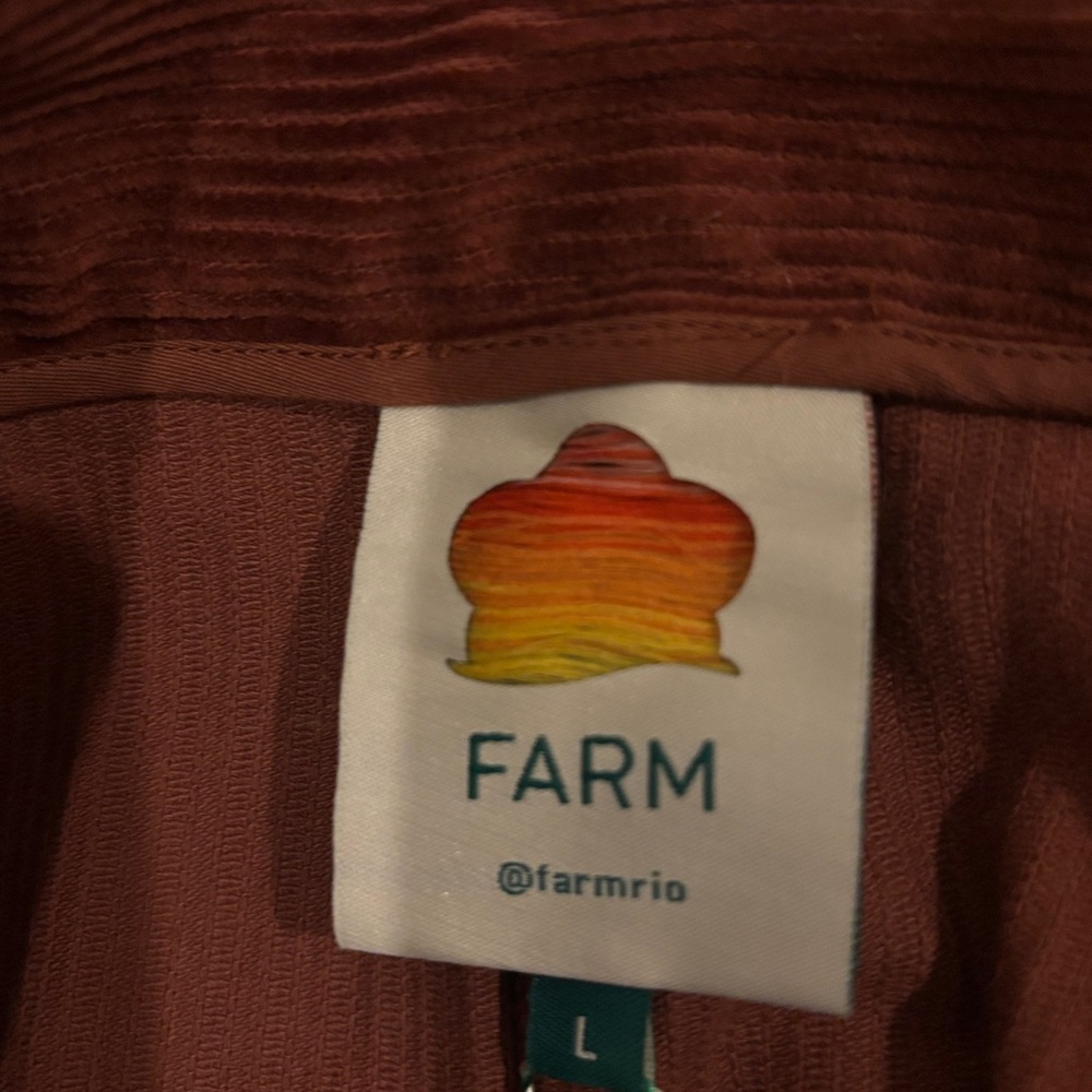 FARM Rio Rust Corduroy Pants - Picture 9 of 10